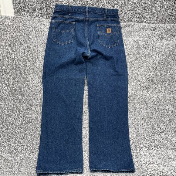 Carhartt B230 Relaxed Fit Denim Jeans Blue Men's 38 x 34 NEVER WORN - Picture 2 of 13